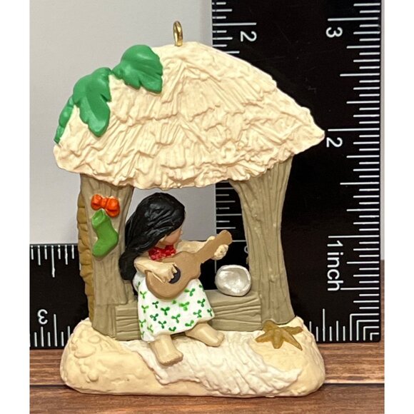 1987 HALLMARK KEEPSAKE ORNAMENT WINDOWS OF THE WORLD POLYNESIA BEACH STAR FISH - Picture 5 of 6